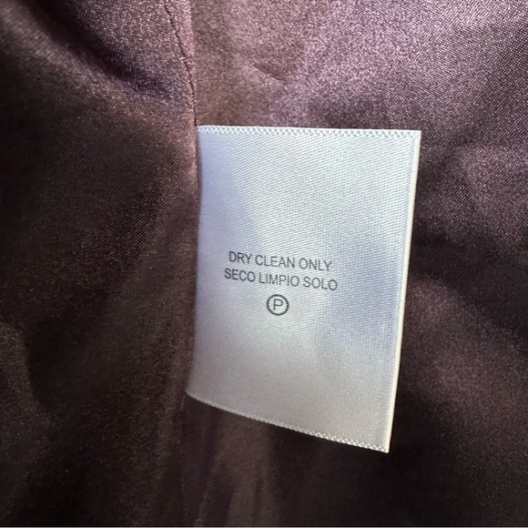 Kristen Blake Jacket Peacoat Purple Wool Zip Preppy Business Academia Sz Medium - Picture 7 of 8